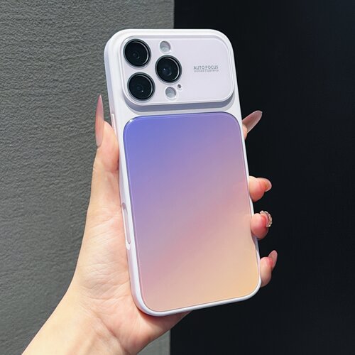 适用极夜黑渐变晕染ins风多巴胺大视窗苹果17promax手机壳16pro镜头膜iPhone15独特巨好看14plus相机键13/12