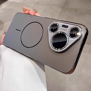 保护套 外壳全包防摔男士 镭射细圈磁吸适用华为pura70pro手机壳新款 女p70带镜头膜70ultra微磨砂高级感70pro