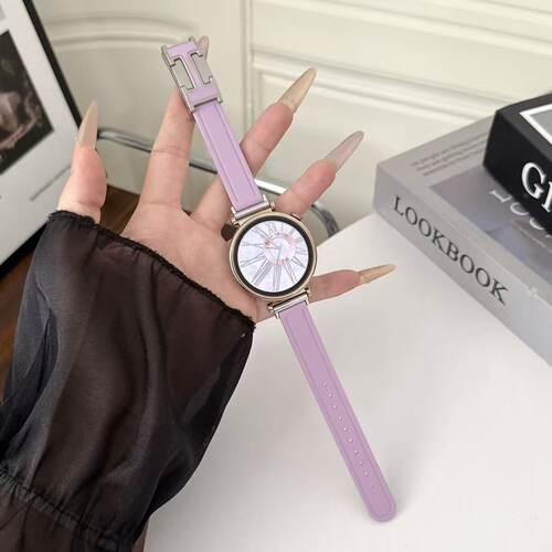 适用华为创意H扣柔软硅胶磁吸手表表带GT4GT5proGT6watch4watch5