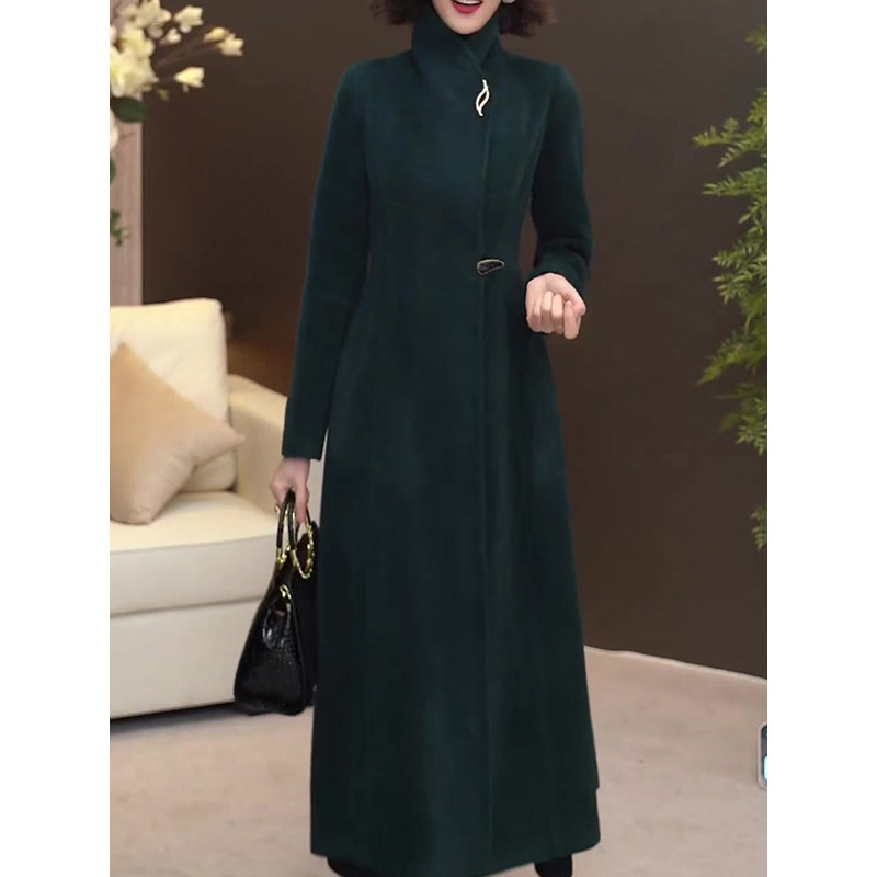 高档洋气毛呢外套女2026秋冬季新款轻奢气质修身显瘦高贵妮子大衣