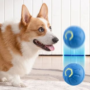 Automatic Moving Dog Toy Ball Smart USB Jumping Rotating Int