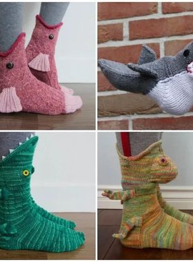 New Autumn Winter Breathable Unisex Christmas Funny Socks Kn