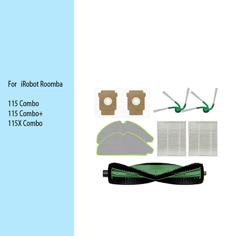 适配艾罗伯特iRobot Roomba 115 115X Combo +滚侧刷抹布尘袋耗材