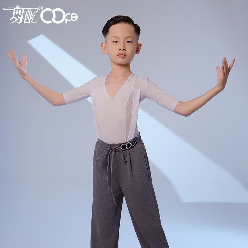 oope舞配男练功服训练服拉丁舞服