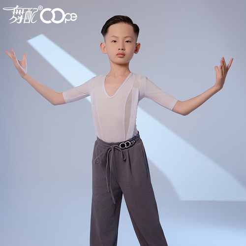 oope舞配男练功服训练服拉丁舞服