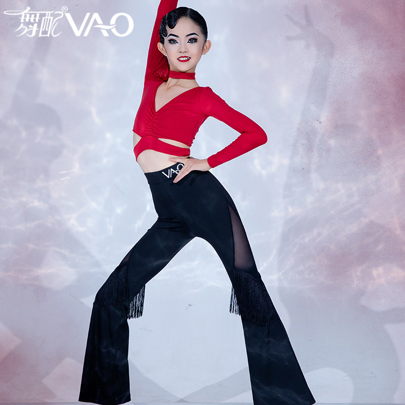 VAO舞配女拉丁舞服训练服摩登服
