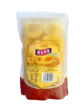 糖水黄桃罐头水果罐头