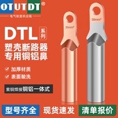 DT国标铜铝鼻子电线快速接线端子对接头窄头线鼻子紫铜断路器小头