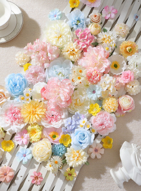 高档浅色仿真花DIY学士帽簪花