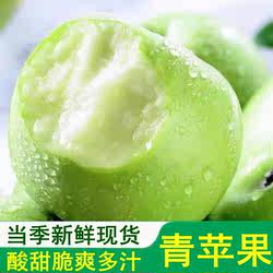 现货青苹果酸甜清脆多汁当季陕西苹果新鲜孕妇水果净重8斤一箱