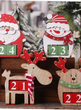 Christmas Calendar Fabric Advent Countdown Santa Claus
