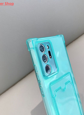 Clear Wallet Card Holder Case For Samsung Galaxy S24 S23 S22 S21 Ultra Plus FE A12 A54 A34  Cover