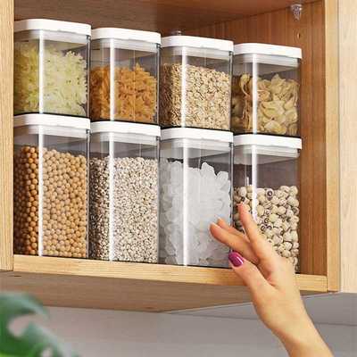 Airtight Food Storage Containers Plastic Cereal Containers