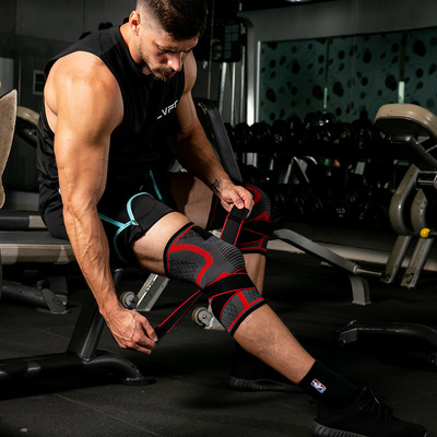 1PC Knee Brace Support Sleeve Adjustable Open Patella Stabil