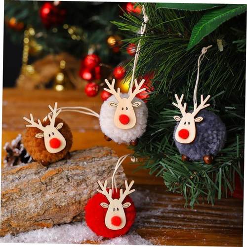 Christmas tree decoration pendant wool felt cartoon deer