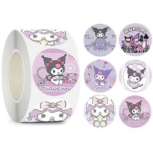 sanrio sticker roll kuromi melody cinnamonroll stickers贴纸
