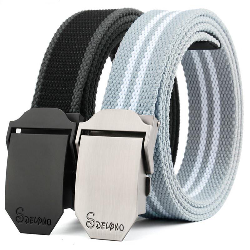 Fashion canvas trouser belt men's Belt Black Belt帆布腰带