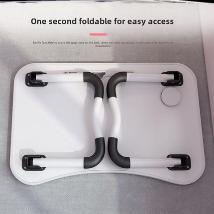 Foldable notebook student dormitory study table bed desk