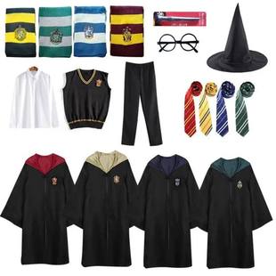 cloak Halloween scarf Slytherin Hufflep Magic Ravenclaw robe