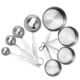 Cups Spoon Premium Measuring Stackable Kitchen Set Stainless