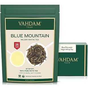 The Exotic White Tea VAHDAM Blue From Leaves Mountains