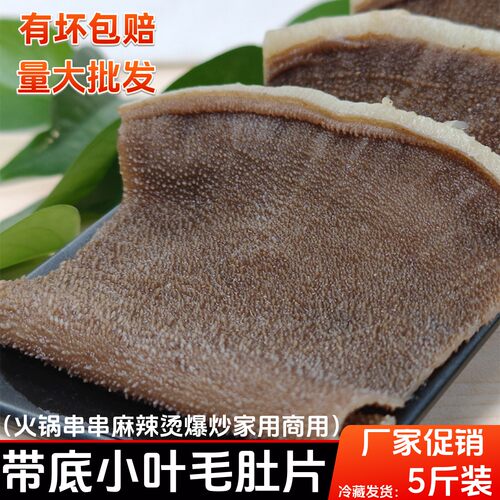 毛肚叶片带底板5斤装新鲜牛百叶