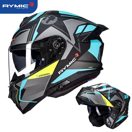 RYMIC3C认证双镜片揭面盔