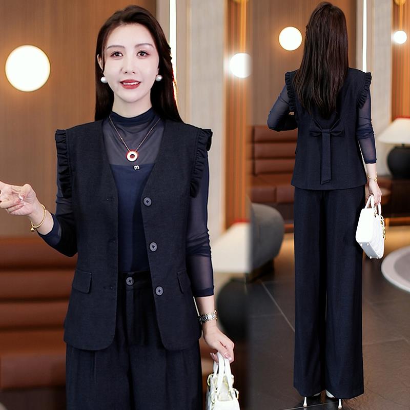 MONLOUVE职业套装春秋2025年新款时尚女装洋气质减龄休闲时髦网红