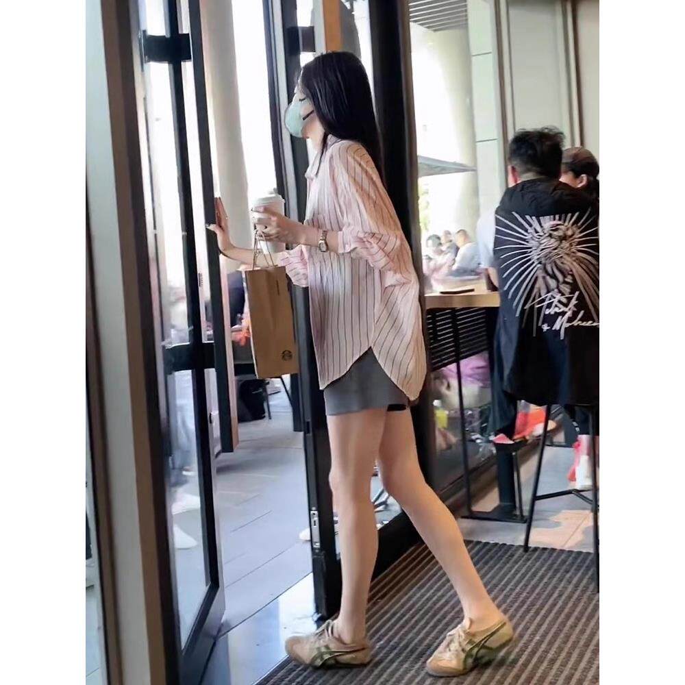 MONLOUVE新款时尚简约显瘦气质高级感穿搭一整套休闲衬衫阔腿裤两