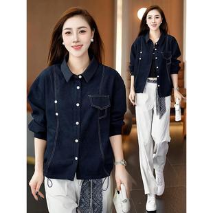 MONLOUVE短款春秋女装外套2025新款今年流行休闲时尚洋气秋装时髦