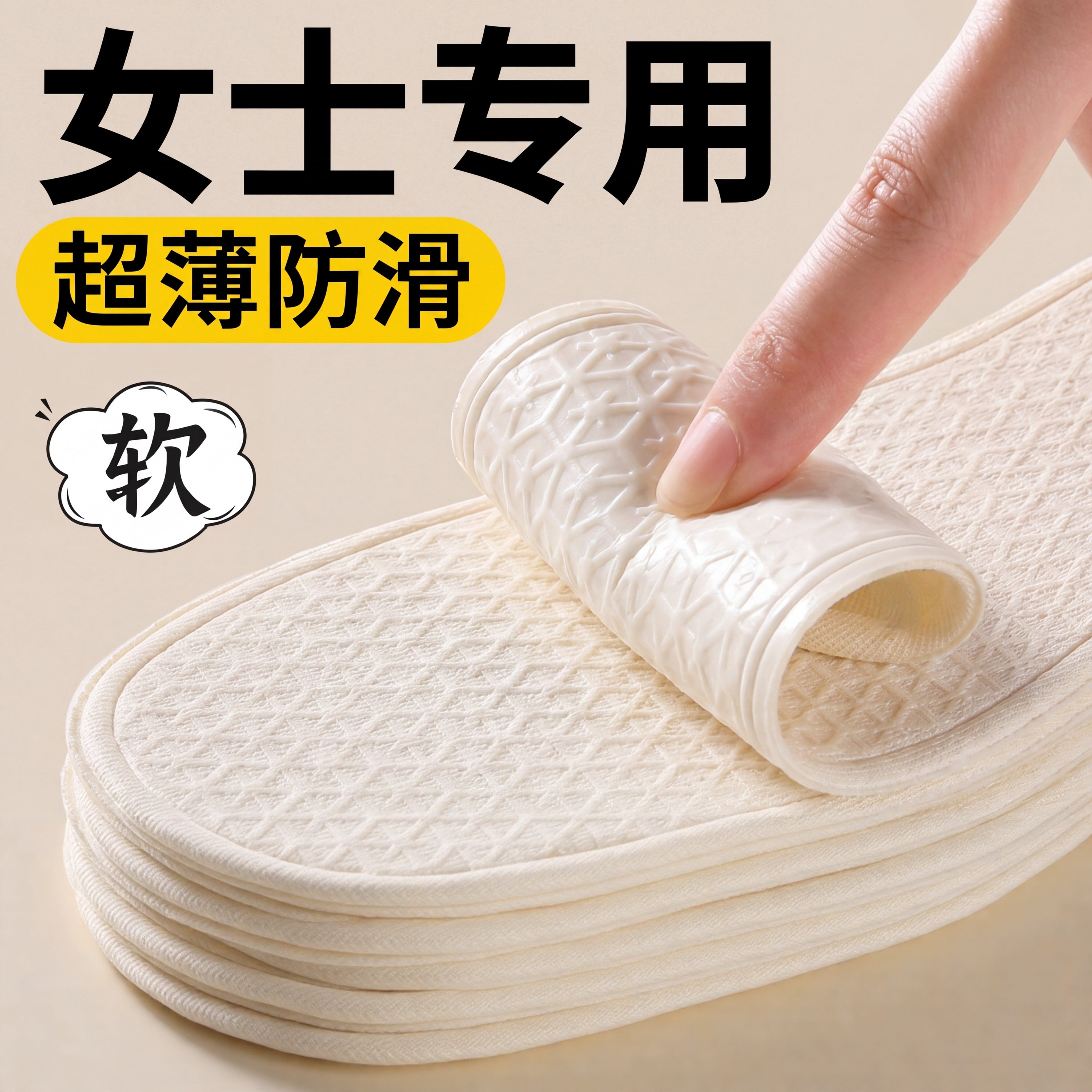 超薄款乳胶软鞋垫又薄又软图片
