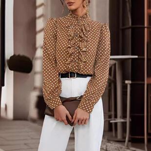 Sweet for women collar and shirts sleeves lace chic tops