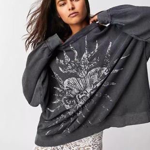 Long Casual Neck Sweater Jacket Round All Loose Women match