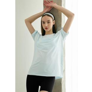 sleeved running sportswear loose Summer tops short shirt