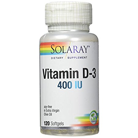 Solaray Vitamin D-3 - 400 IU - 120 Softgels 电子元器件市场 二极管 原图主图