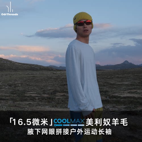 吸湿排汗透气速干美利奴羊毛T恤