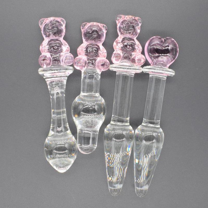 A glass-made anus used as a masturbation toy