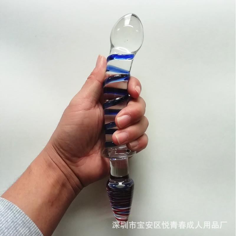 A glass-made anus used as a masturbation toy