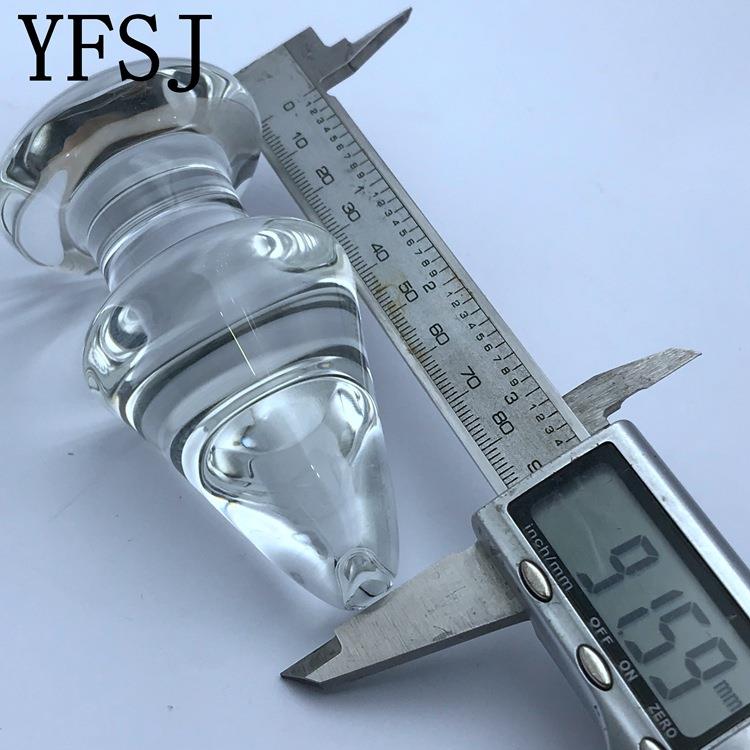 保密发货0467水晶玻璃仿真黄瓜女用自律器具 光滑剔透 大人解压玩