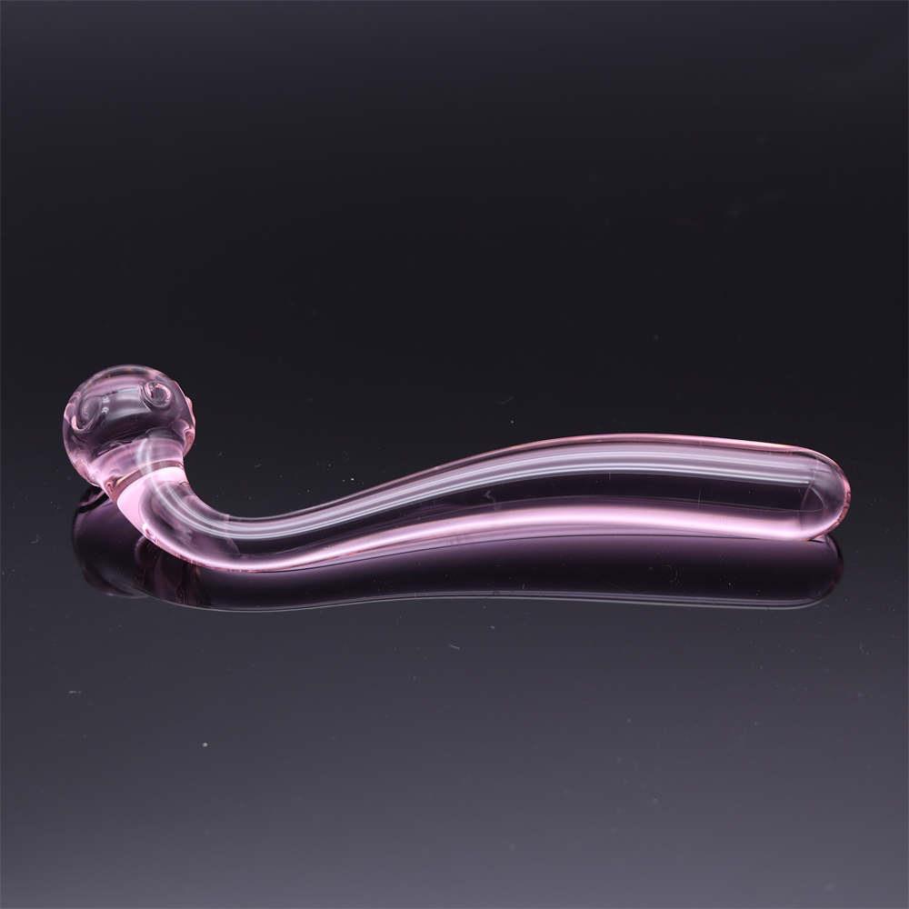 Glass-made femalemasturbation toy fake phallus adult product