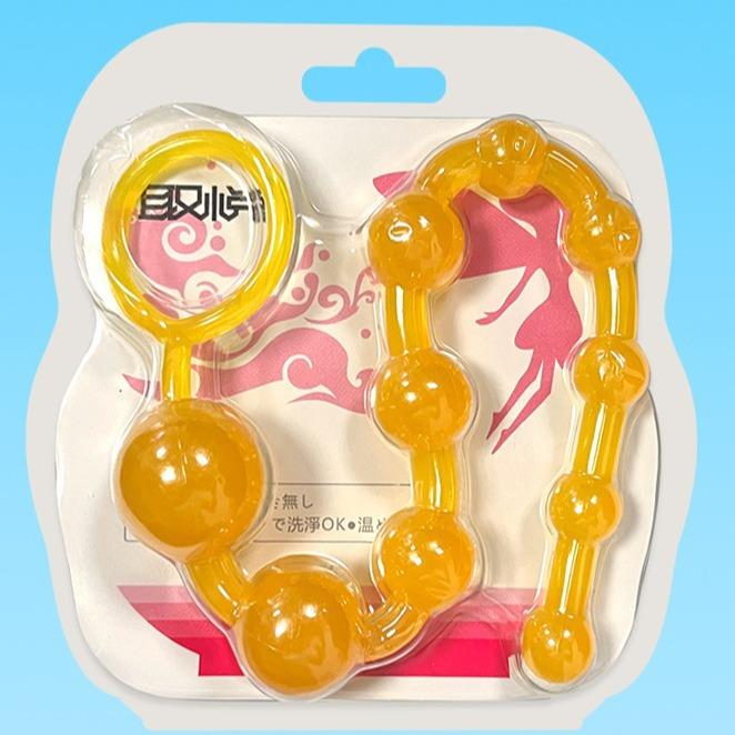 Intra-anal bead self-stimulation expansion massager