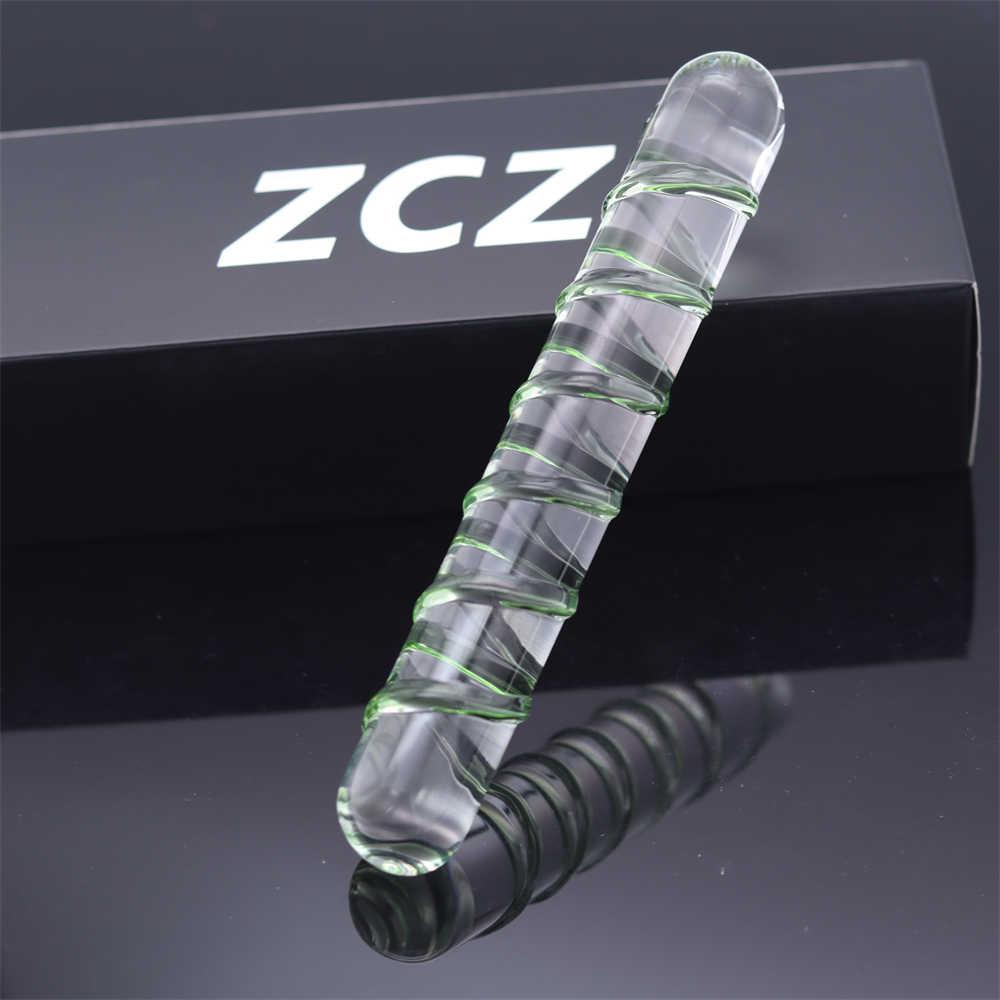 Glass-made femalemasturbation toy fake phallus adult product