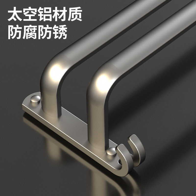 毛巾架免打孔卫生间浴室