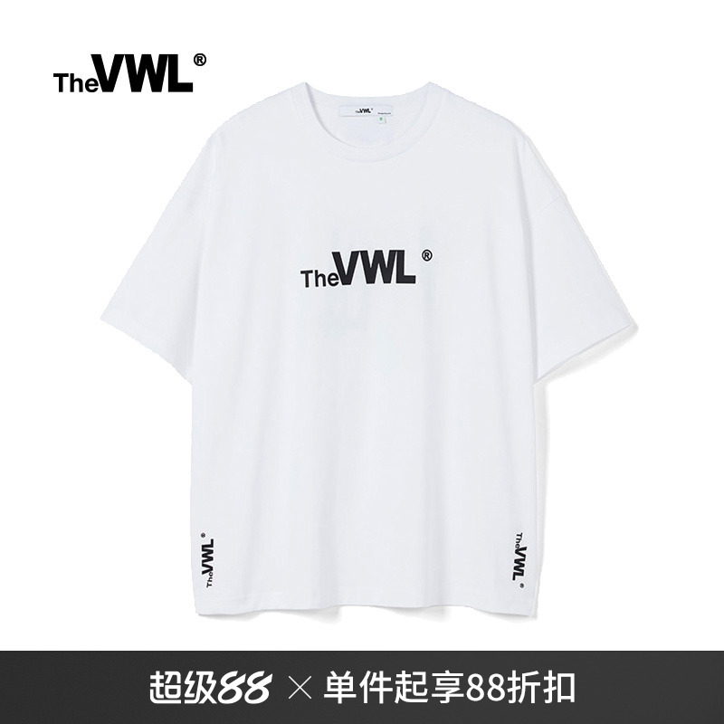 baby张真源同款VWL印花短袖潮