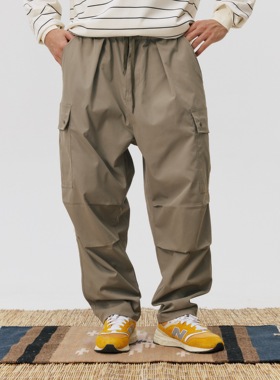 NESSTTU 26SS春夏新品日系休闲宽松多口袋百搭三防cargo工装长裤