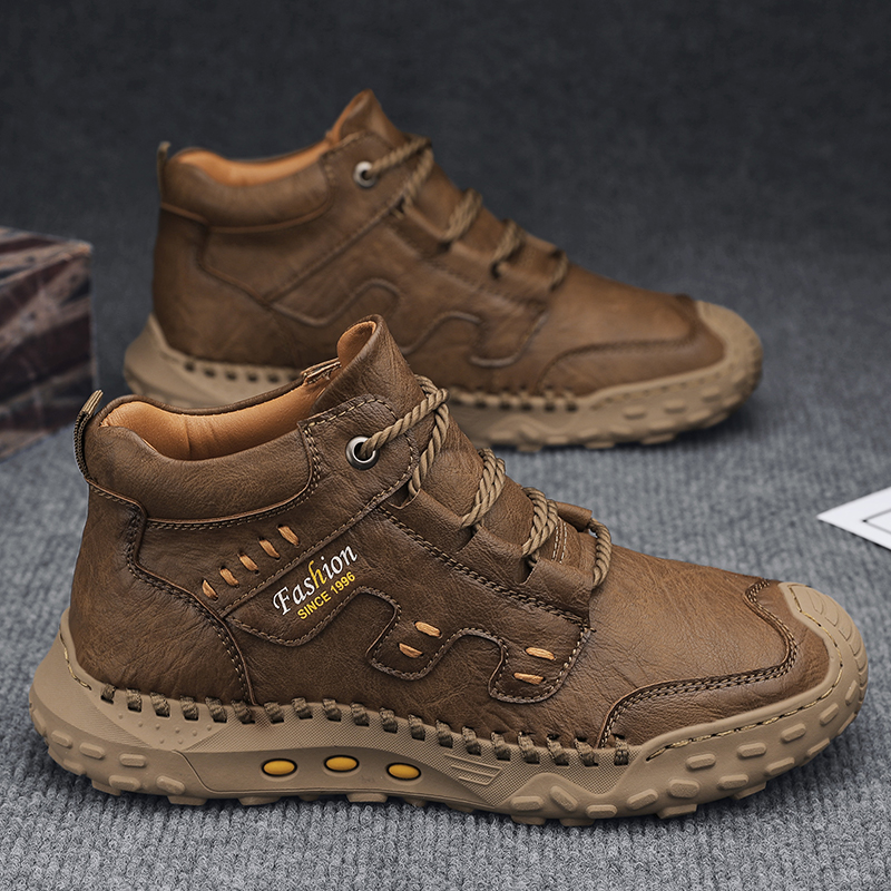 男士真皮户外马丁靴防滑耐磨工装