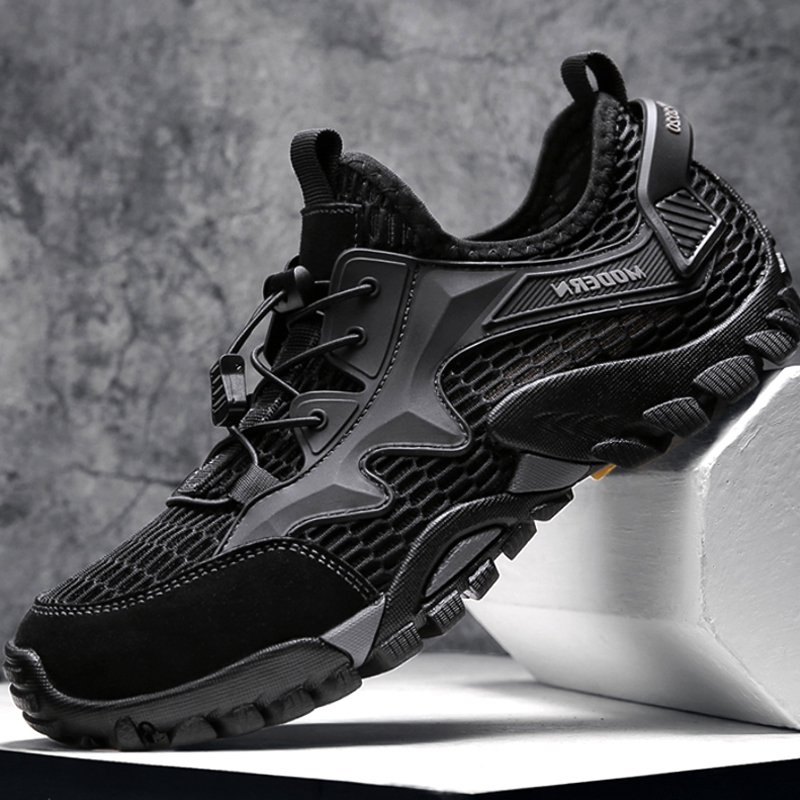 男士透气运动个性潮流百搭网布鞋