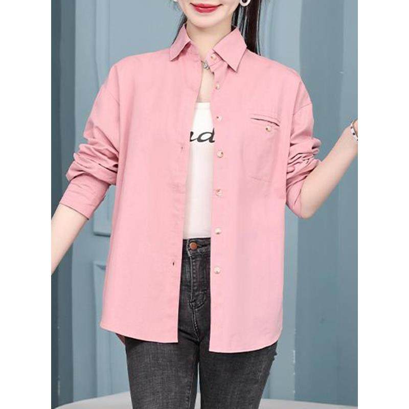 MONLOUVE衬衣休闲爆款短外套女士装春秋冬季2025年新款小个子风衣