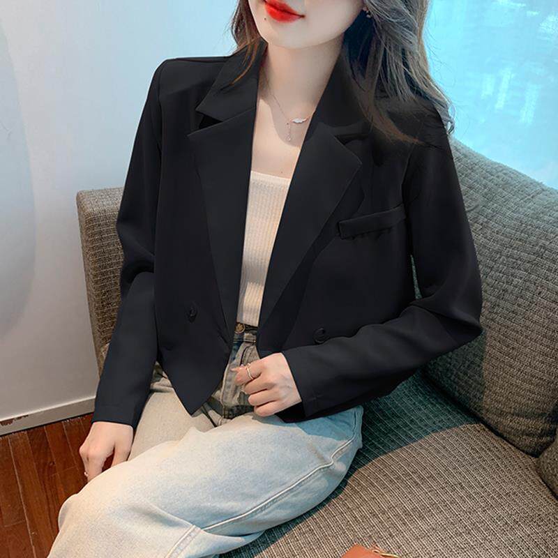 MONLOUVE法式短外套女士装春秋冬季2025年新款小个子西装西服爆款