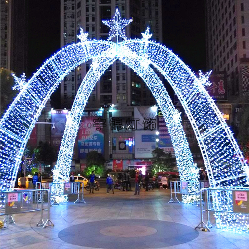 厂家制作景区公园商场LED造型灯 时光隧道灯 梦幻灯光节景观灯